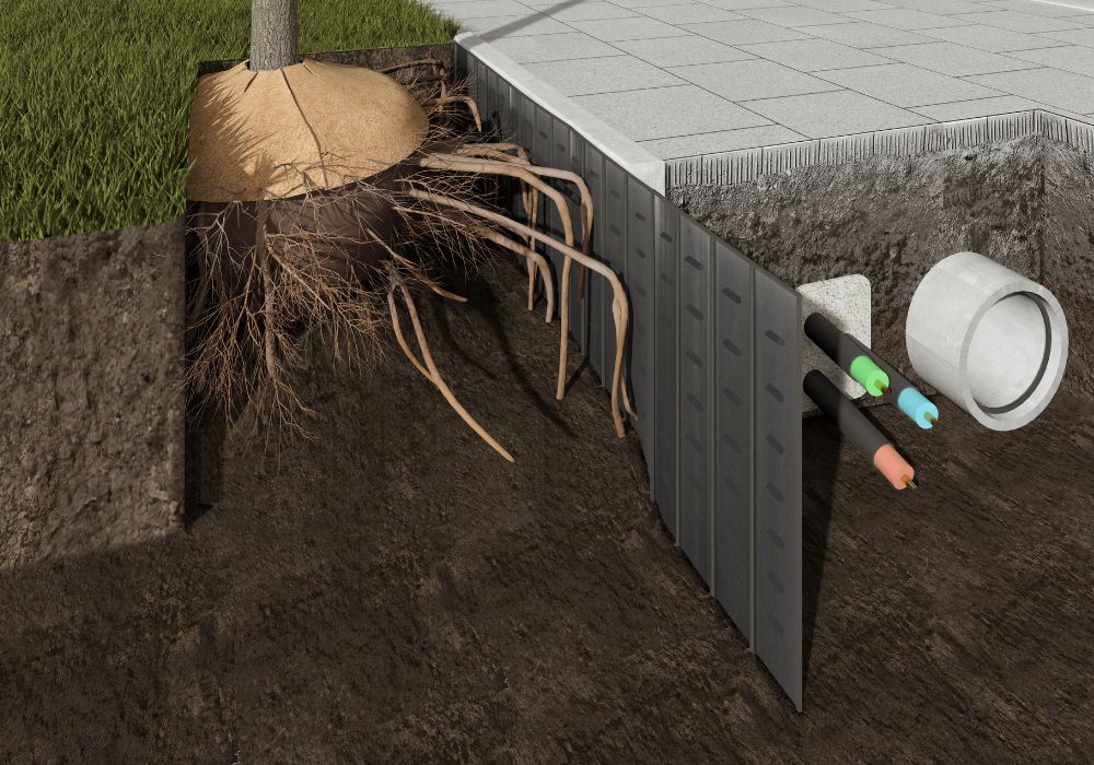 Tree Root Guiding wortelgeleiding - lineair