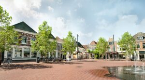 Integraal ontwerp van de openbare ruimte met bomen, waterberging en verharding - GreenMax