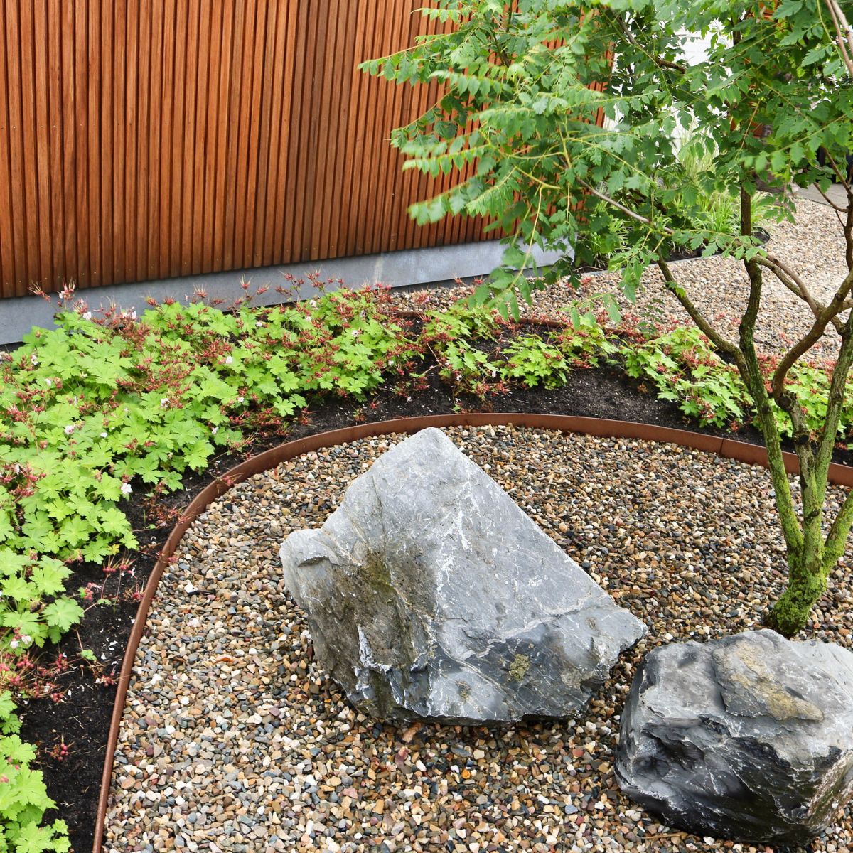 SmartEdge - kantopsluiting van cortenstaal of verzinkt staal