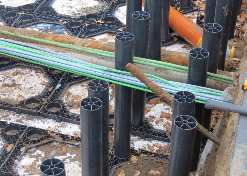 Kabels leidingen TreeParker GreenMax TreeBuilders