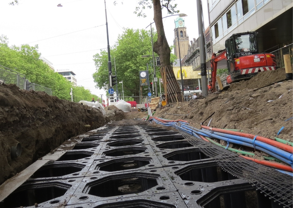 Coolsingel Rotterdam - GreenMax TreeBuilders - TreeParker - reconstruction - revitalising trees