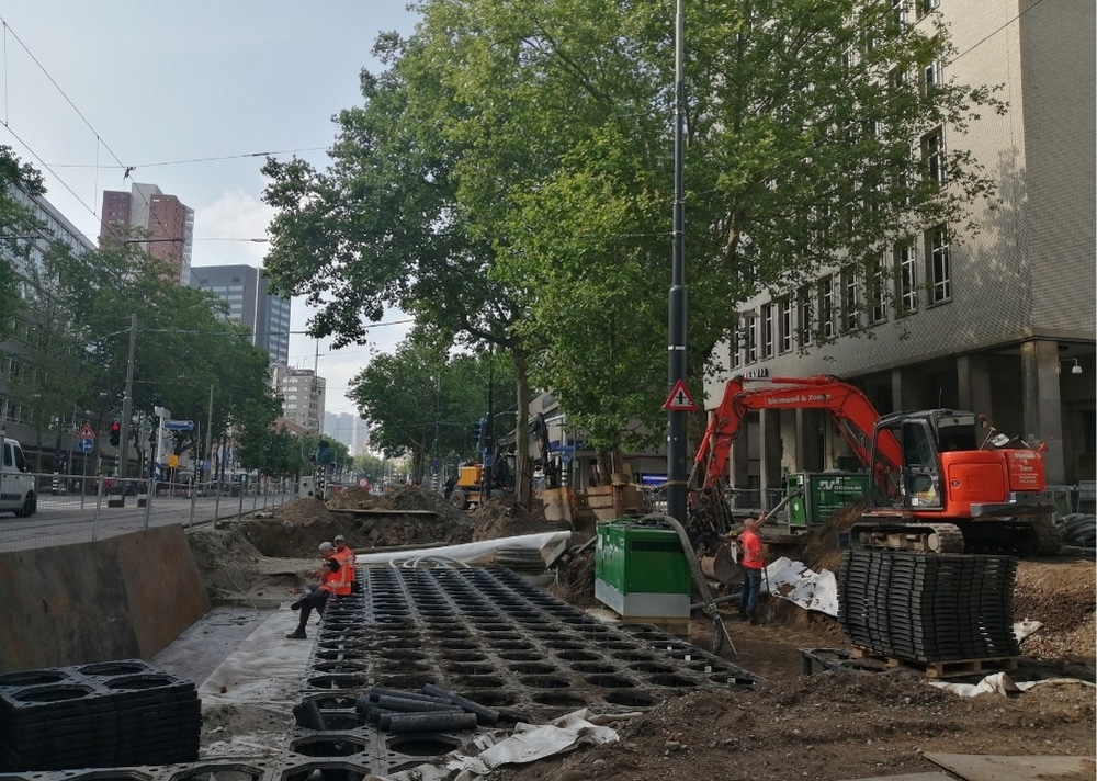 Coolsingel Rotterdam - GreenMax TreeBuilders - TreeParker - reconstruction - revitalising trees